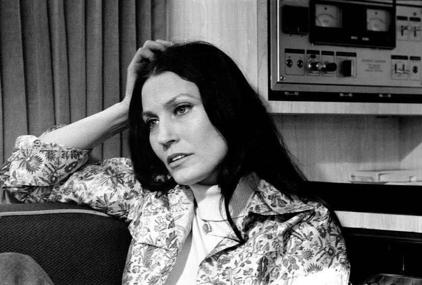 Country music singer Loretta Lynn in 1975.