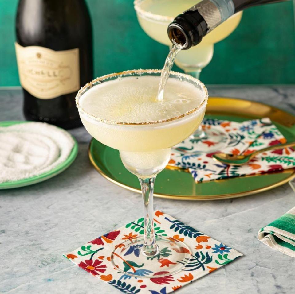 sparkling margarita brunch cocktail recipe