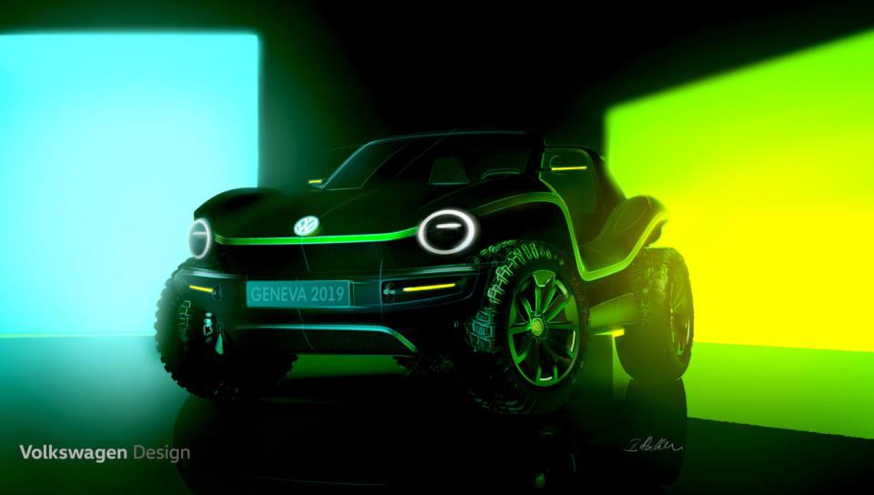 Volkswagen has created a fully electric dune buggy concept, modernizing the