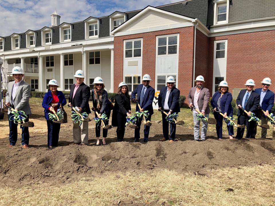 A groundbreaking ceremony to commence $70 million in affordable housing projects in Uptown and College Park was held Monday afternoon on Walker Avenue, on one of the future renovated sites.