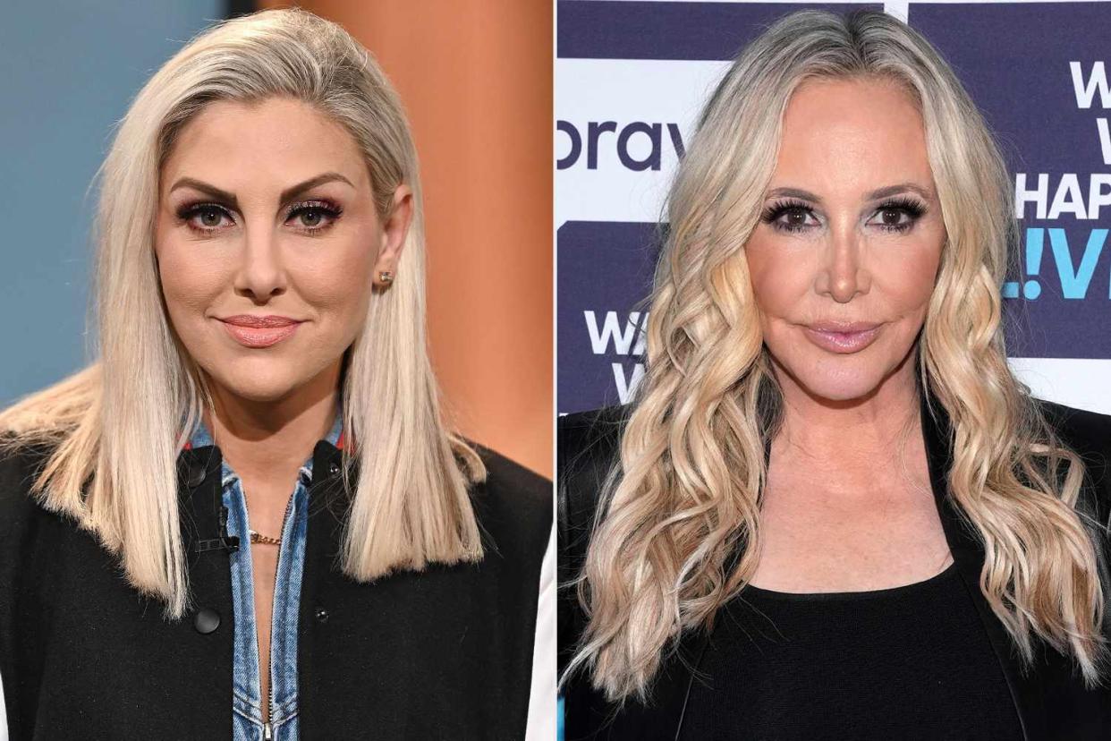 <p>Michael Simon/Shutterstock; Charles Sykes/Bravo via Getty </p> Gina Kirschenheiter (left) and Shannon Beador (right)