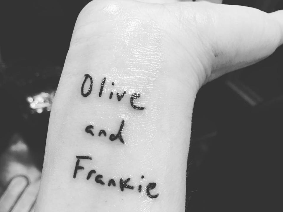 Drew Barrymore's Tiny Wrist Tattoo