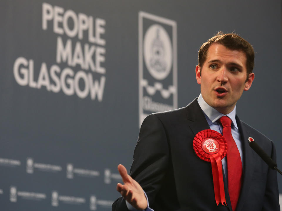 Labour's Paul Sweeney, MP for Glasgow North East, makes his speech after winning her seat at the Emirates Arena in Glasgow after the 2017 General Election. PRESS ASSOCIATION Photo. Picture date: Friday June 9, 2017. Picture date: Friday June 9, 2017. See PA story ELECTION Main. Photo credit should read: Andrew Milligan/PA Wire