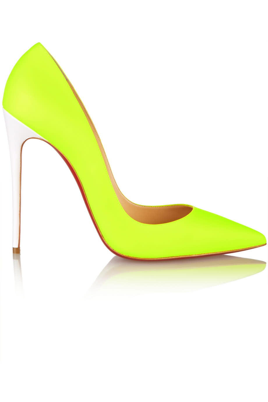 120 Neon Leather Pumps