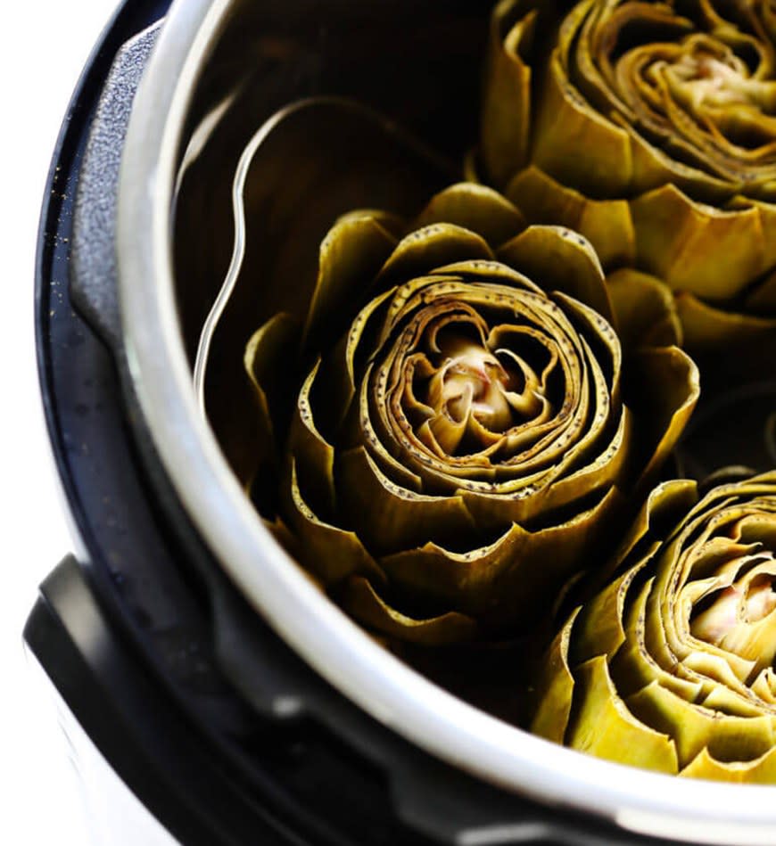 Steamed Artichokes from Gimme Some Oven