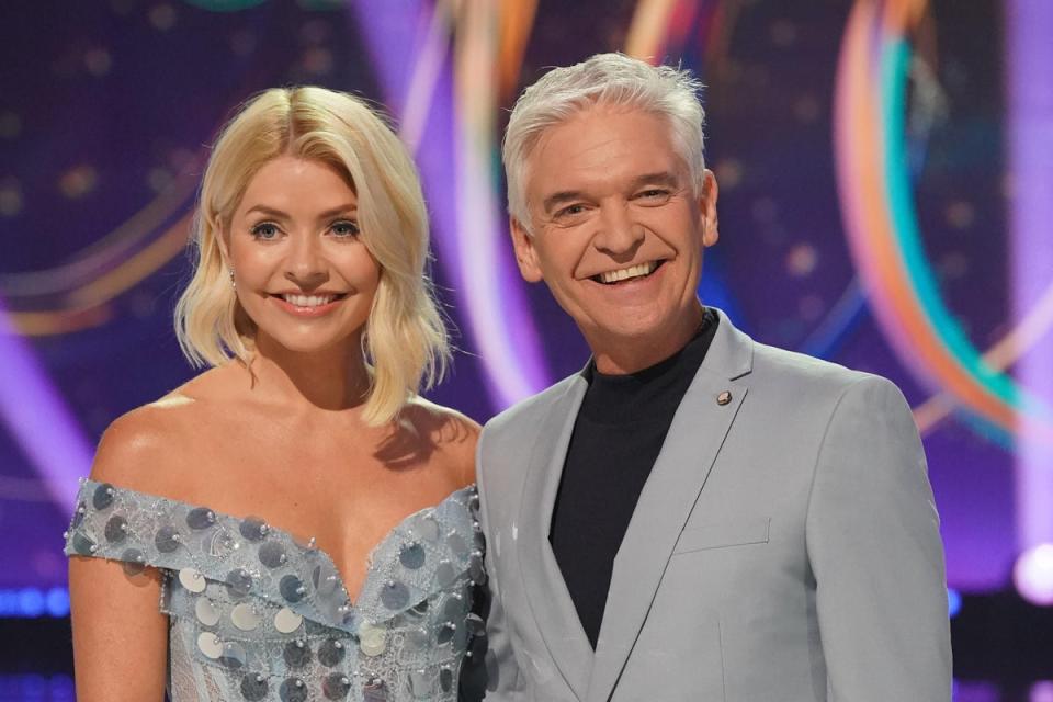 Holly Willoughby says Phillip Schofield denied to her having a relationship with a younger ITV colleague (PA Wire)