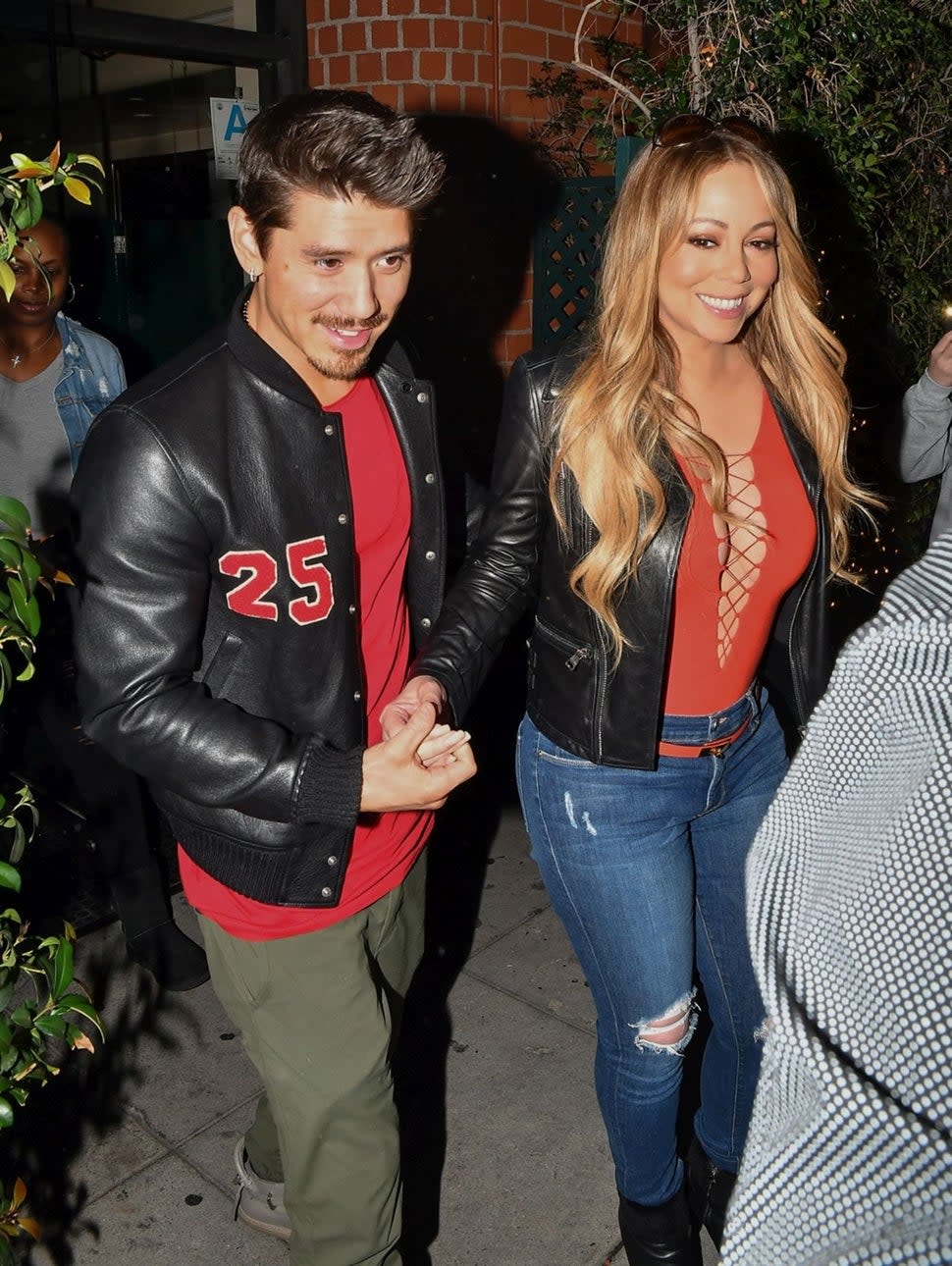 Bryan Tanaka and Mariah Carey