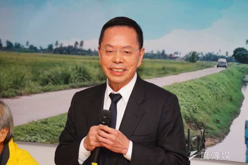 20180115-學術界支持農田水利會改制記者會，前主委李金龍發言。（盧逸峰攝）