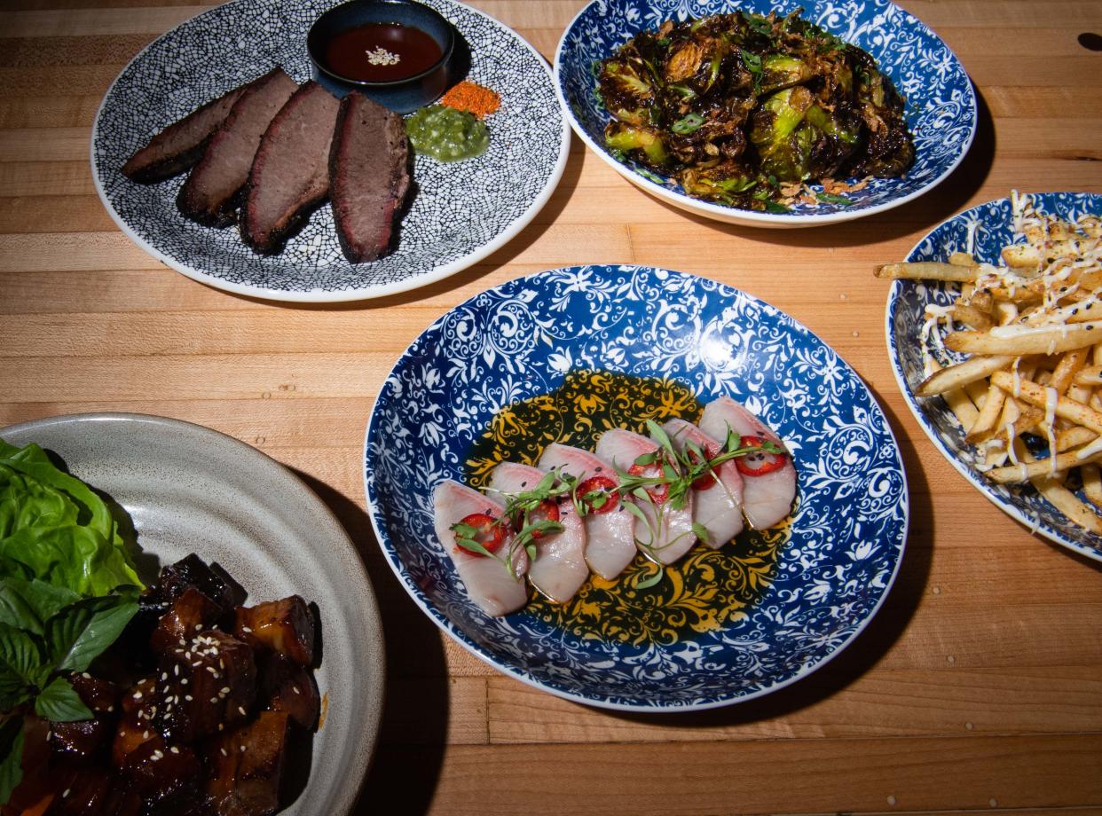 Noko serves Japanese smokehouse-style dishes including flavors from the Philippines, Korea and other Asian nations in East Nashville.