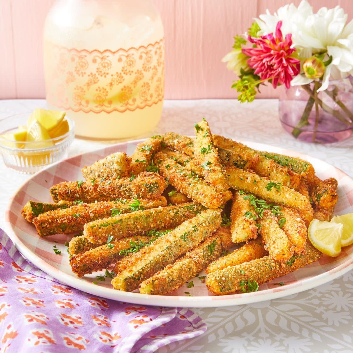 memorial day appetizers fried zucchini