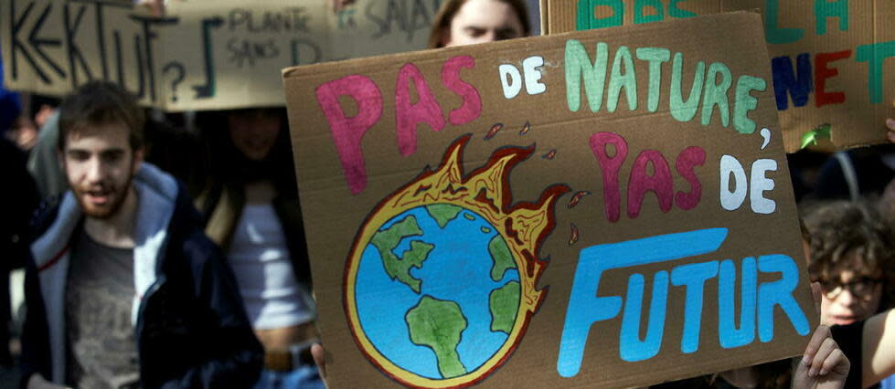 La jeunesse s'est beaucoup mobilisée pour l'environnement ces derniers mois.  - Credit:Alain Pitton / NurPhoto / NurPhoto via AFP