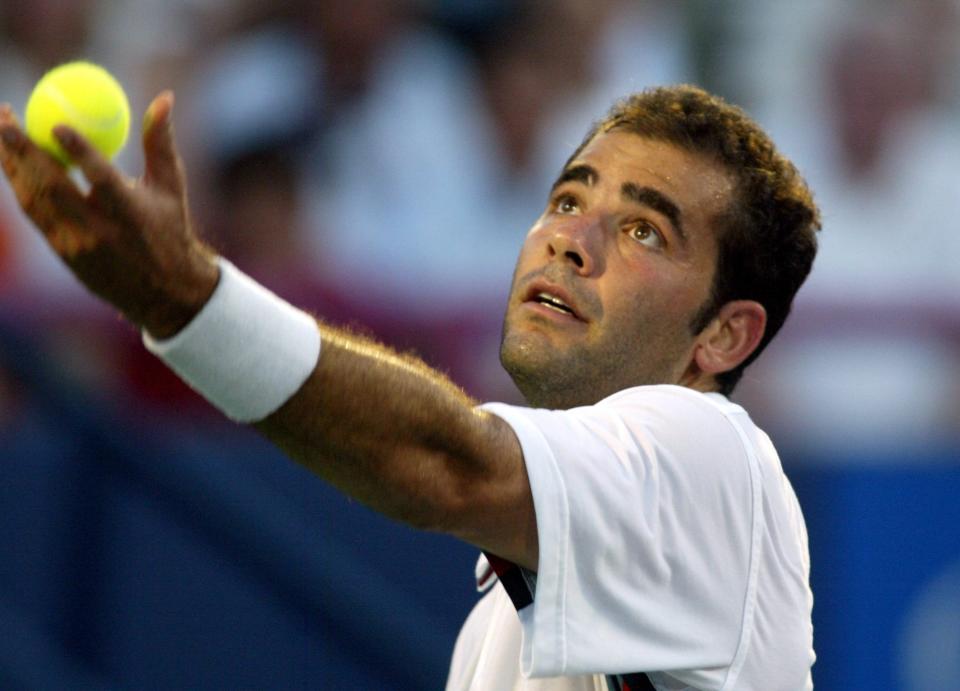 Pete Sampras in Toronto 2002 (The Canadian Press)