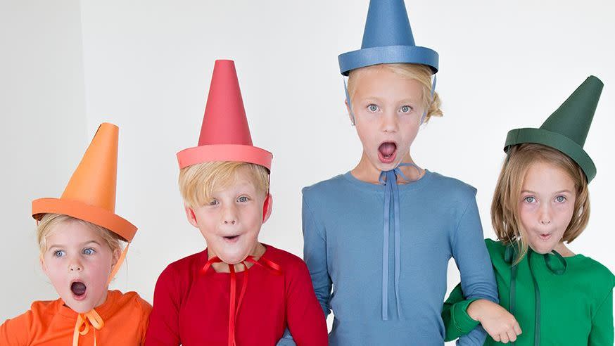 halloween costumes for 4 people crayons