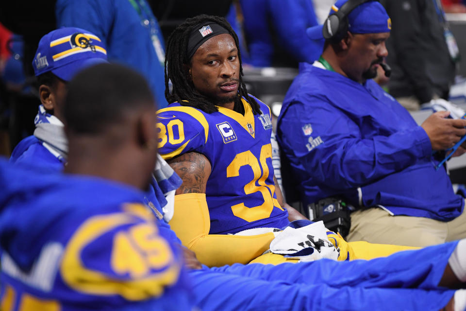 Todd Gurley II of the Los Angeles Rams