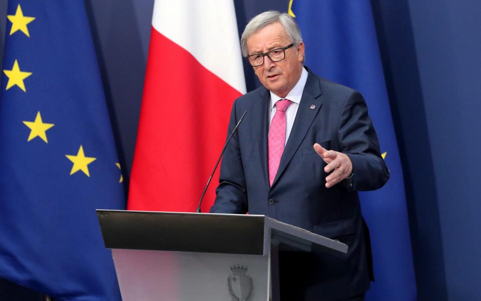 Jean-Claude Juncker President of the European Union - Credit: EPA