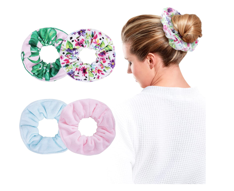 Microfiber Towel Scrunchies (Photo via Amazon)