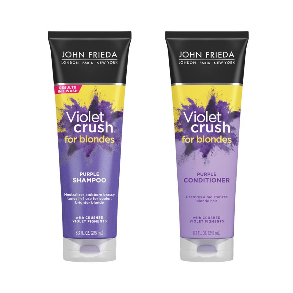 John Frieda  Violet Crush for Blondes Purple Shampoo & Conditioner