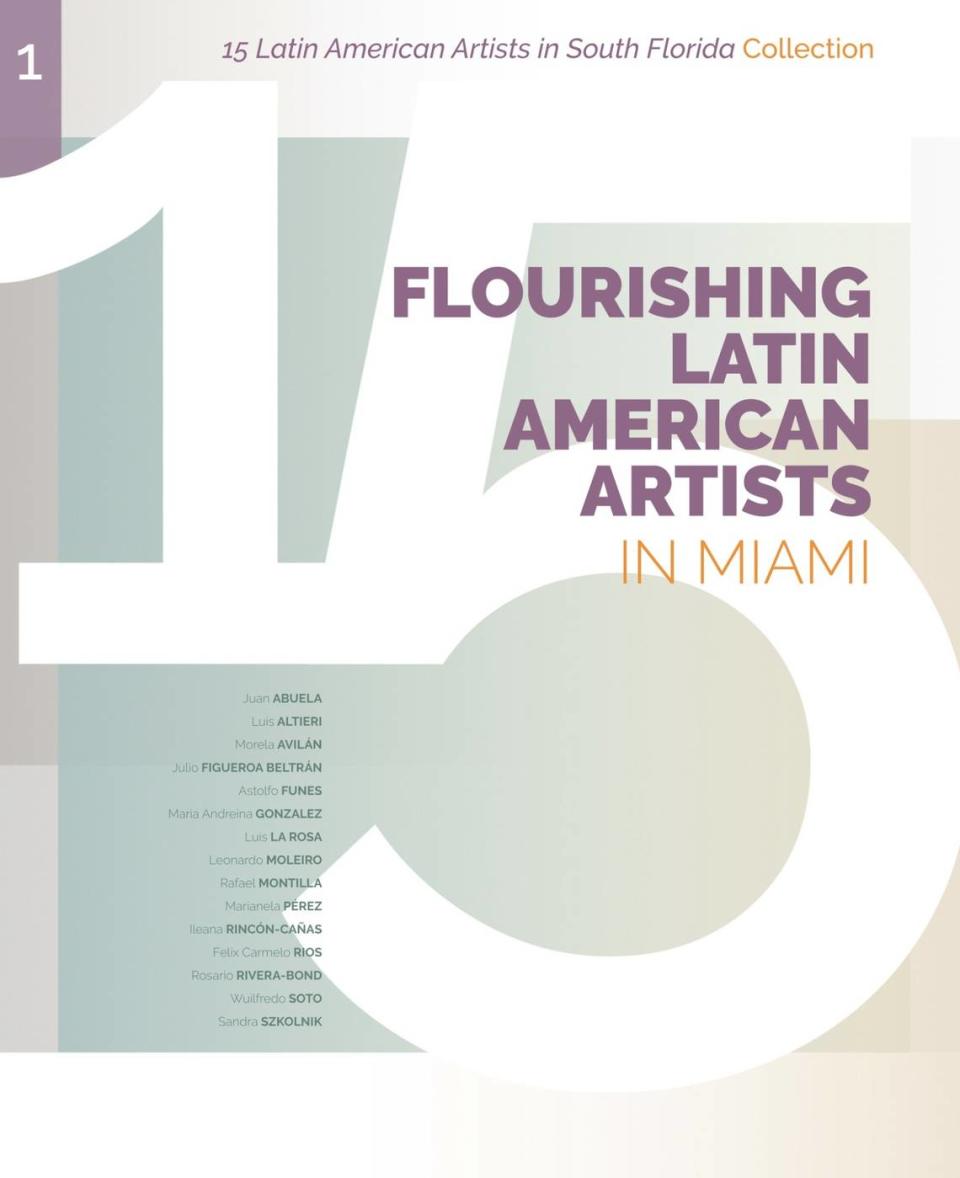 El libro “15 Flourishing Latin American Artists in Miami” será presentardo en el Museo de Coral Gables el 9 de mayo de 2023.