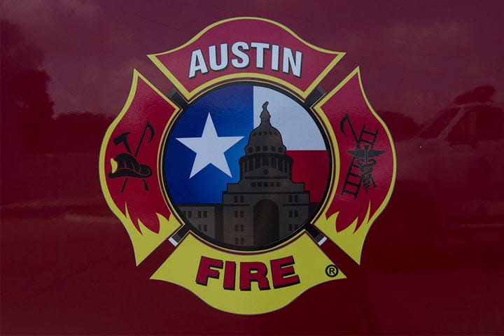 A man stabbed an Austin firefighter who was putting out fires along Interstate 35 Monday morning, the Fire Department said.