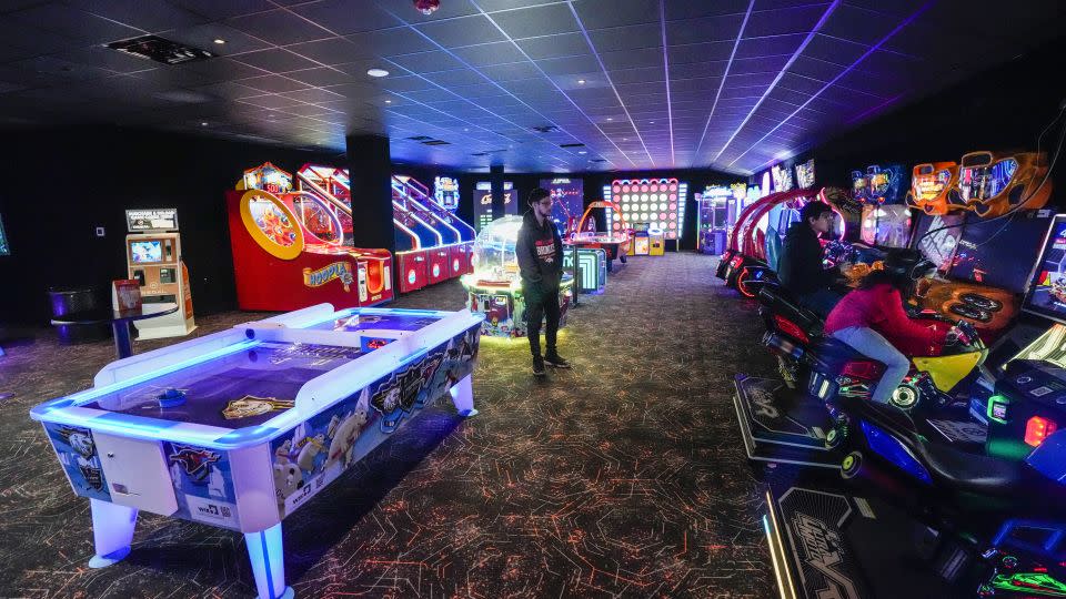 It's a relatively quiet time at the movies before summer movie season kicks off. This almost-empty arcade is from inside a Regal in Houston. - Brett Coomer/Houston Chronicle/Getty Images