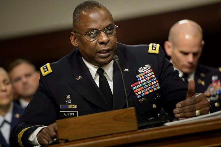 Lloyd Austin lors d'une audition au Sénat, en mars 2016 à Washington (Photo d'illustration) - Brendan Smialowski © 2019 AFP