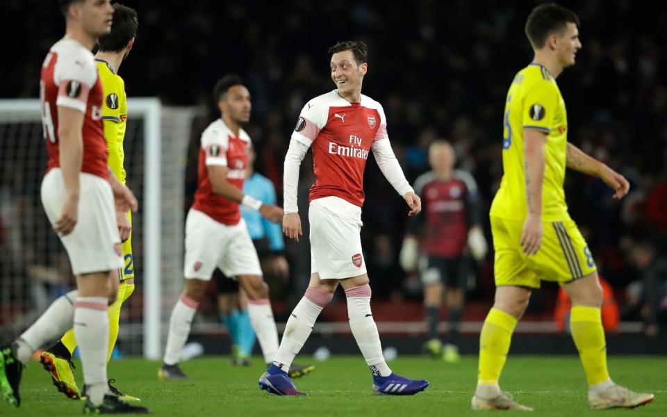 Mesut Ozil had one of his better days - AP