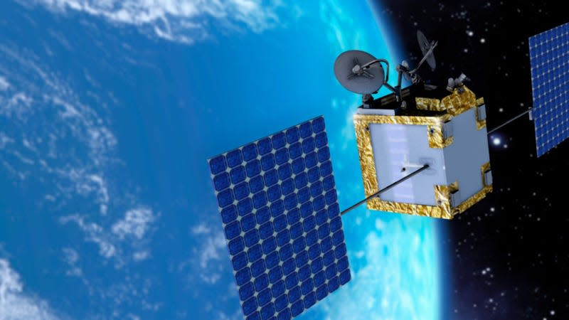 Conceptual image of a OneWeb satellite.