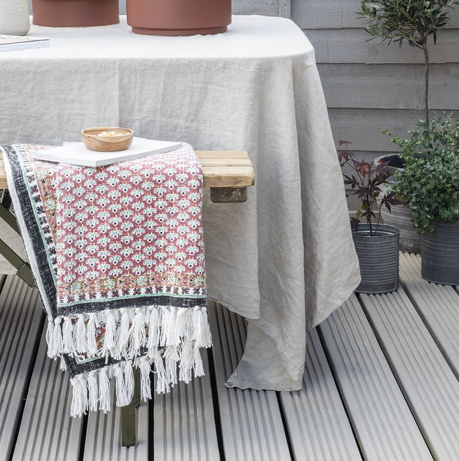 <p> Back from Ibiza and want to evoke that laid-back white isle feel in your back garden? Choose a white-wash finish for your garden decking ideas. Do consider your lifestyle first though. If you have pets that are prone to muddy paws, this may not be the look for you. It won't feel relaxing if you have to have the mop out every day. </p> <p> However, if all you have to contend with are a few dry leaves and the usual outdoor detritus, go for this cool and calm style. Maximise that beach party vibe, by adding some mood-setting lighting to your space. </p> <p> 'Whitewash stains and paints give decking, walls and fences a welcomed cooling effect whilst providing plenty of protection from the weather,' says Owen Wright, trend researcher at Trend Bible for Ronseal. </p>