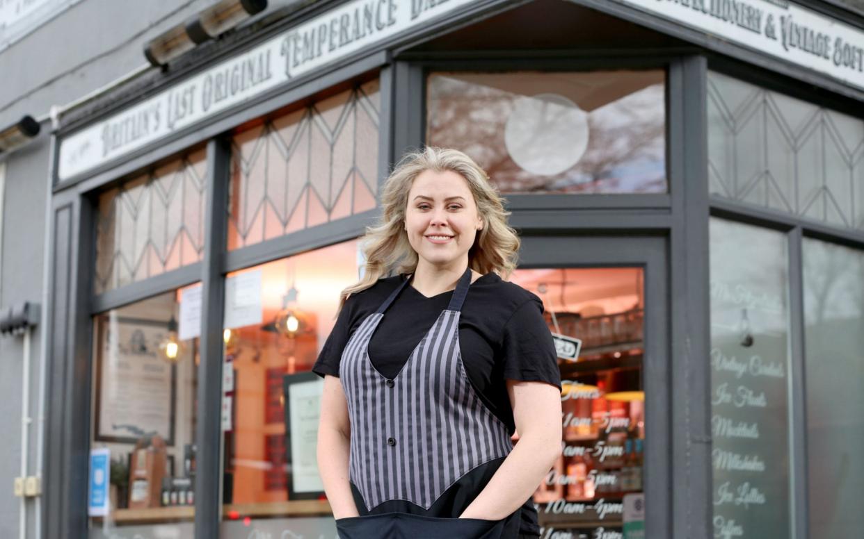 Ashleigh Morley-Doidge, owner of Mr Fitzpatrick’s Temperance Bar - Lorne Campbell/Guzelian