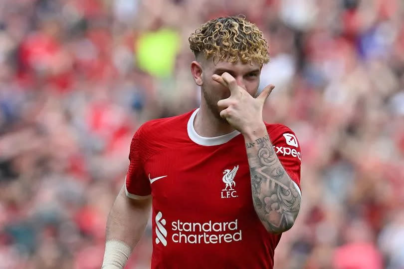 Liverpool attacking midfielder Harvey Elliott scored a screamer against Spurs.