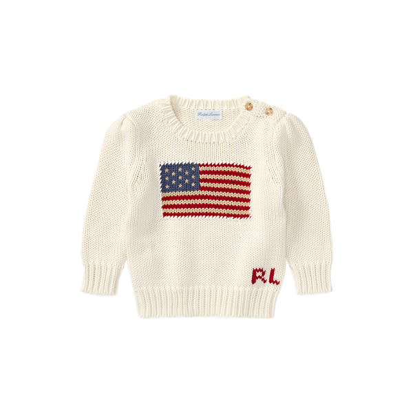 <p><a href="https://go.redirectingat.com?id=74968X1596630&url=https%3A%2F%2Fwww.ralphlauren.com%2Fbaby-girl-clothing-sweaters%2Fflag-cotton-sweater%2F402442.html&sref=https%3A%2F%2Fwww.townandcountrymag.com%2Fstyle%2Fhome-decor%2Fg45376184%2Fbest-baby-shower-gifts%2F" rel="nofollow noopener" target="_blank" data-ylk="slk:Shop Now;elm:context_link;itc:0;sec:content-canvas" class="link rapid-noclick-resp">Shop Now</a></p><p>Flag Cotton Sweater</p><p>ralphlauren.com</p><p>$85.00</p>