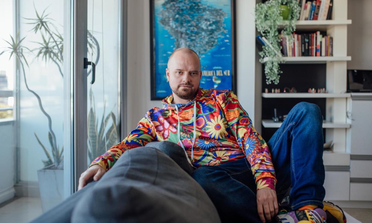 <span>Andy Leek was sofa surfing and sleeping on floors after his landlord evicted him.</span><span>Photograph: The Guardian</span>