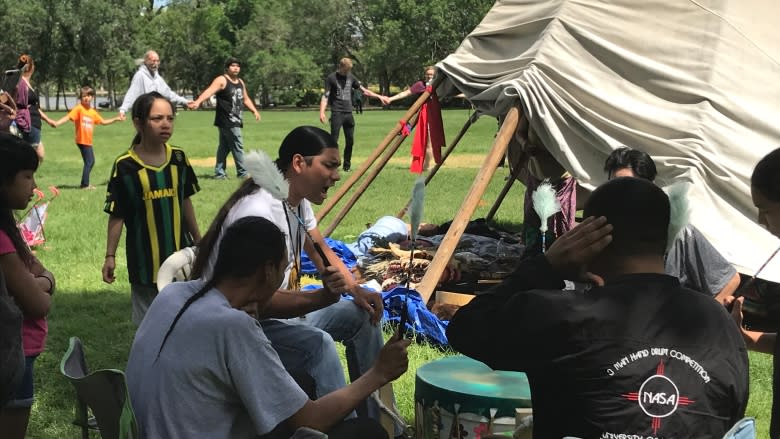 'This is my life': Grieving mother hopes teepee remains at Sask. legislature