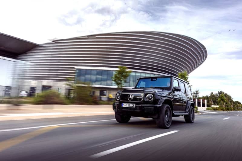 There seems to be no end in sight for the boxy Mercedes G Class off-roader and now after 40 years, the Stuttgart maker has finally given this upright evergreen an electric drivetrain. Mercedes-Benz AG/dpa