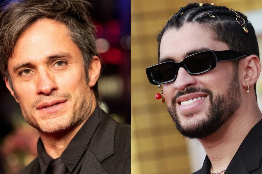 Se filtra beso entre Bad Bunny y Gael García para la película Cassandro