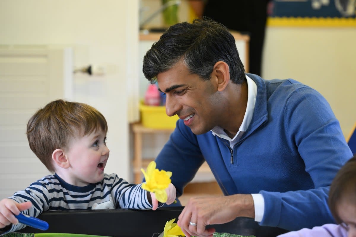 Free childcare sounds good on paper – and during an election campaign – but the reality is very different  (PA)