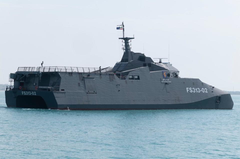 The Shahid Hassan Bagheri is one of three new missile corvettes that are the most heavily armed warships in the Islamic Revolutionary Guard Corps Navy's fleet.