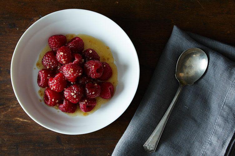 Brown Butter Raspberries on Food52