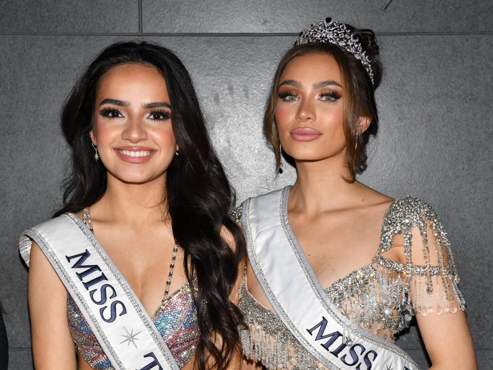 Miss Teen USA UmaSofia Srivastava and Miss USA Noelia Voigt
