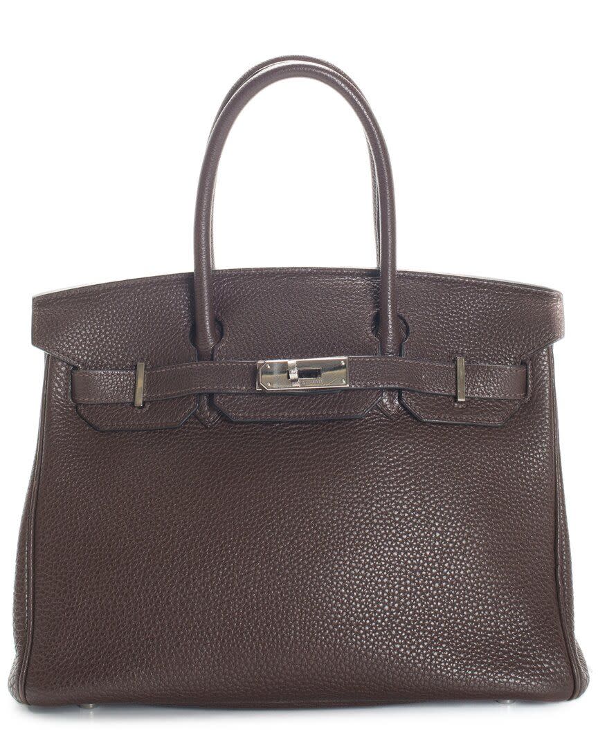 4) Chocolat Clemence Leather Birkin 30 PHW