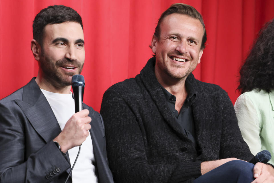 <p>Speaking at the SAG-AFTRA Foundation Screening Room in L.A. on March 23, <em>Shrinking </em>creator Brett Goldstein and series star Jason Segel discuss their AppleTV+ comedy.</p>