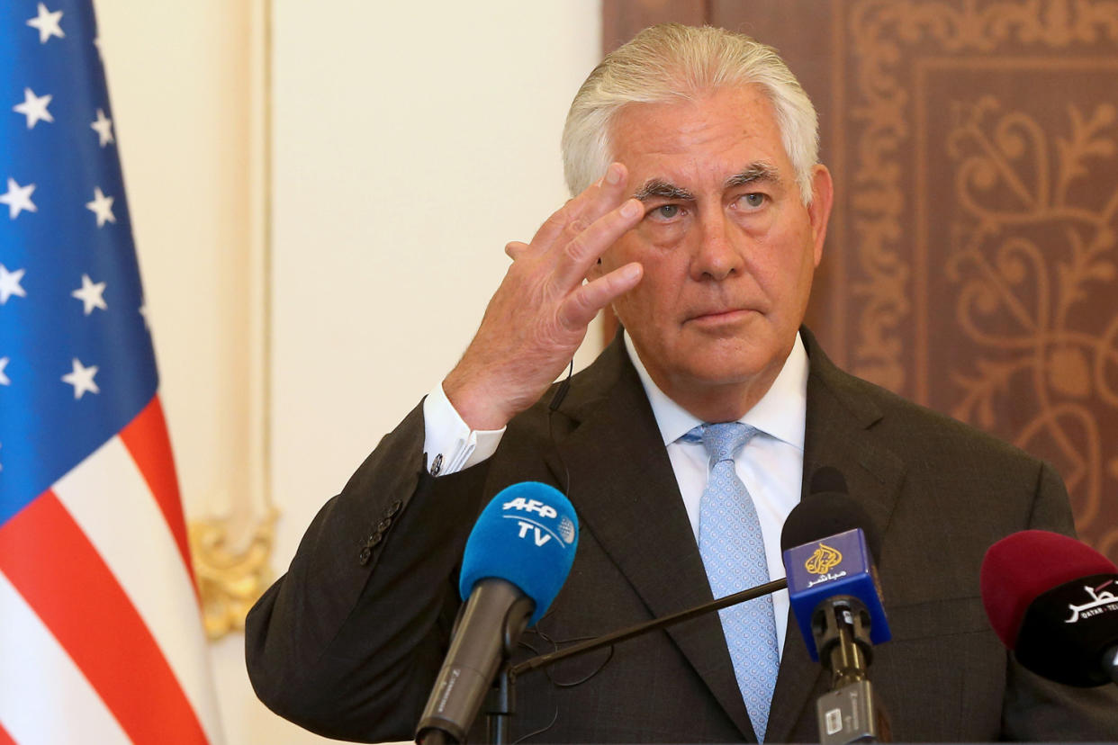Taking time out: US Secretary of State Rex Tillerson: AFP/Getty Images