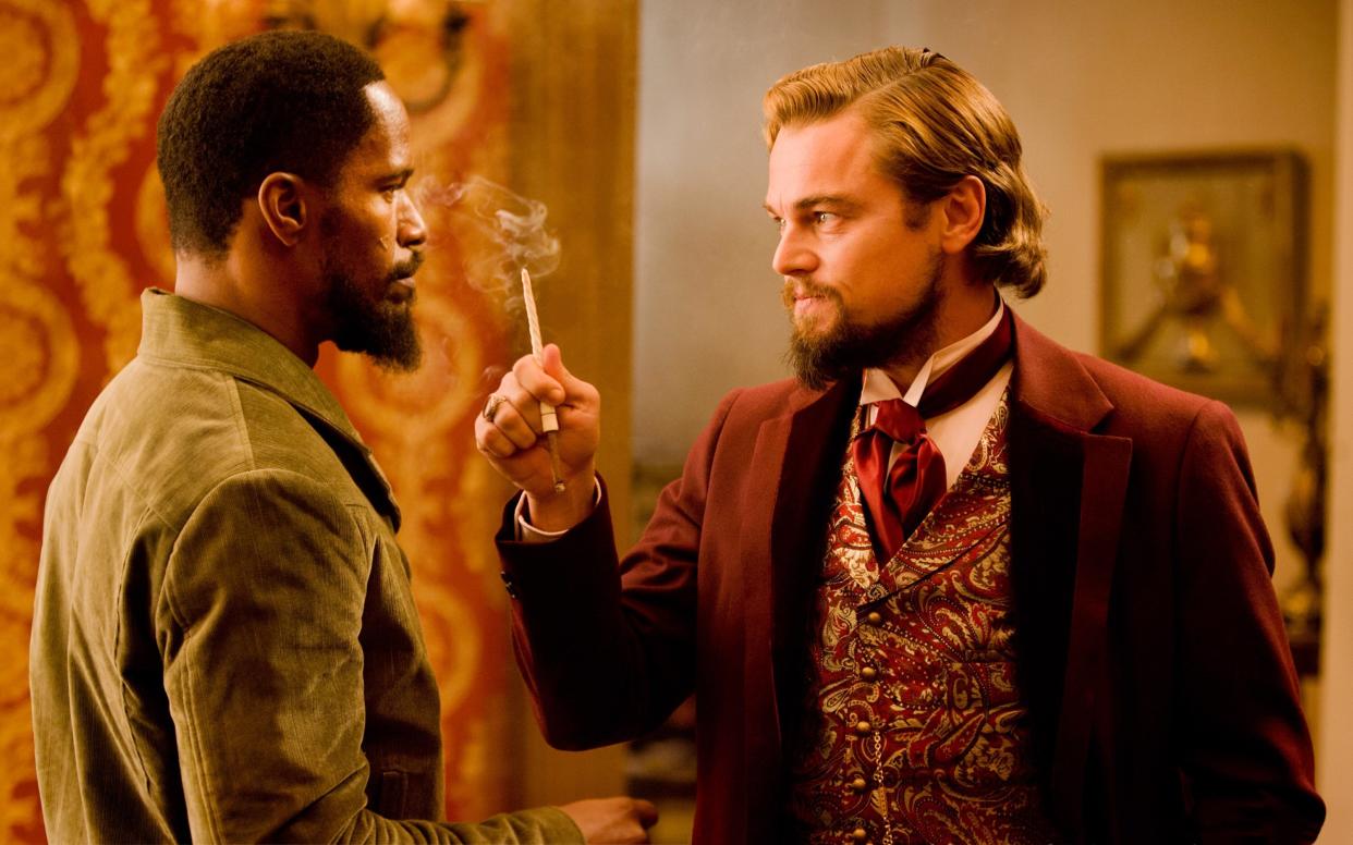 Jamie Foxx and Leonardo DiCaprio in "Django Unchained" (Photo: Columbia Pictures)