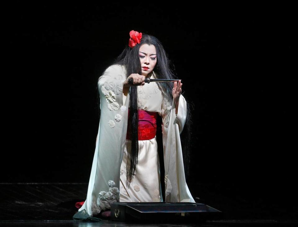 Chinese soprano Hui He performs with Opera Carolina in Giacomo Puccini’s beloved “Madame Butterfly” Jan. 25, 27 and 28, 2024, at Belk Theater.