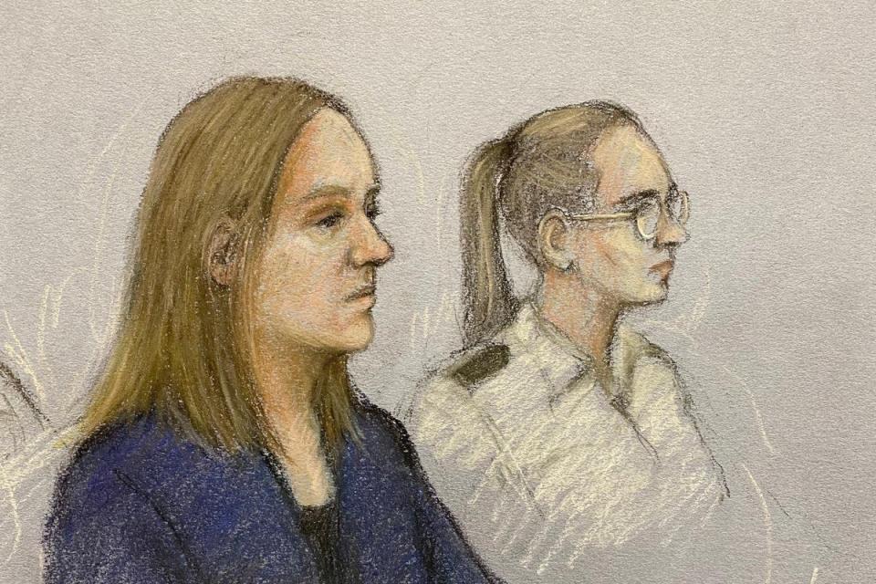 Lucy Letby is appearing at Manchester Crown Court (Elizabeth Cook/PA) (PA Wire)