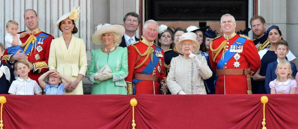 La famille royale réunie le 8 juin 2019.
