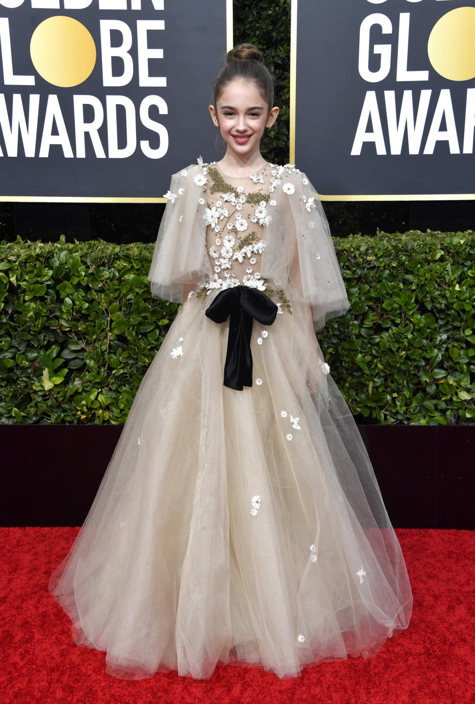 BEVERLY HILLS, CALIFORNIA - JANUARY 05: Julia Butters attends the 77th Annual Golden Globe Awards at The Beverly Hilton Hotel on January 05, 2020 in Beverly Hills, California. (Photo by Frazer Harrison/Getty Images)