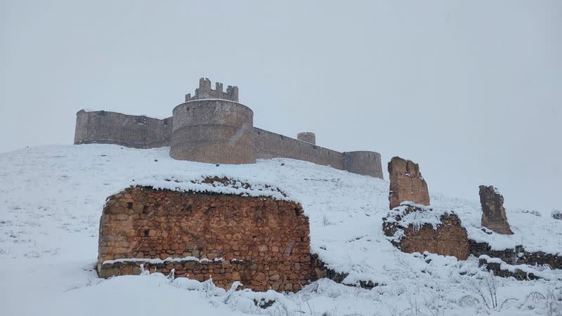 Snowfall in Soria