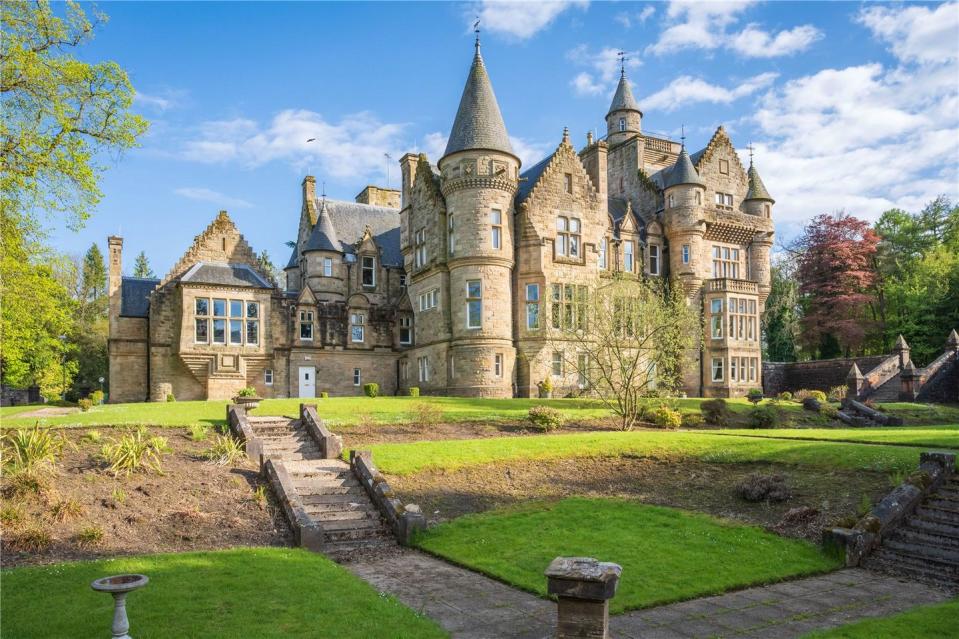 1) Luxury three-bedroom castle, Clackmannanshire, Scotland