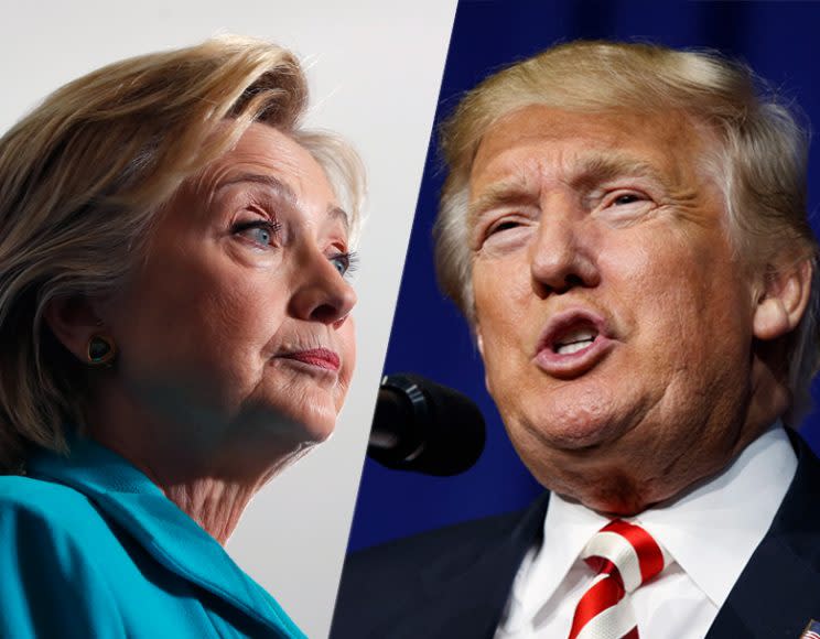 Hillary Clinton, Donald Trump. (Photos: Carolyn Kaster/AP, Evan Vucci/AP